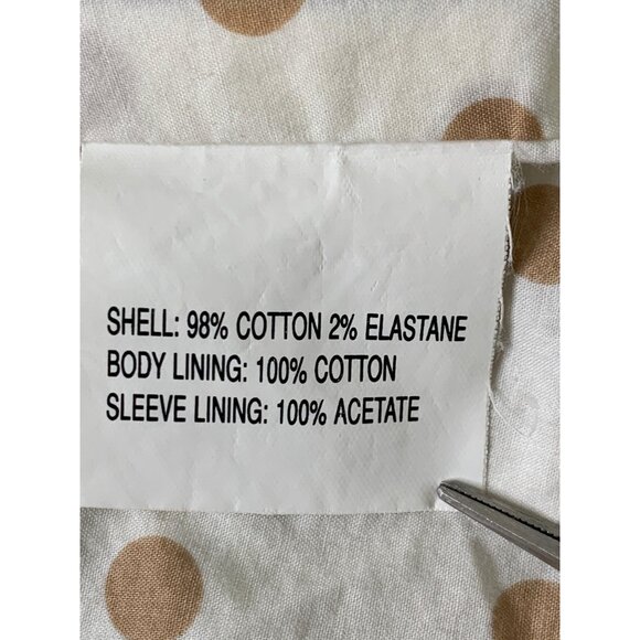 Rare Vintage Y2K Juicy Couture Polka Dot Baby Doll Crop Swing Jacket S RV10323 - Picture 3 of 9